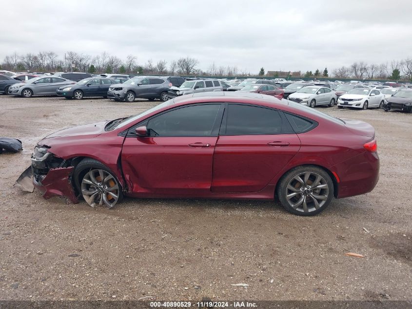 2015 Chrysler 200 S VIN: 1C3CCCBB7FN617755 Lot: 40890529