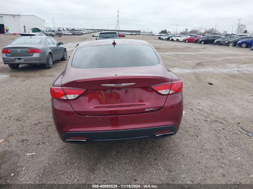 2015 Chrysler 200 S VIN: 1C3CCCBB7FN617755 Lot: 40890529