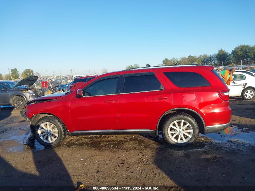 2014 Dodge Durango Sxt VIN: 1C4RDHAG1EC405442 Lot: 40890534