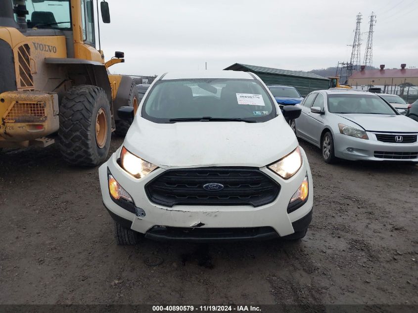 2022 Ford Ecosport S VIN: MAJ6S3FL5NC458538 Lot: 40890579