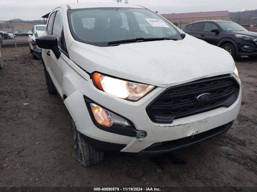 2022 Ford Ecosport S VIN: MAJ6S3FL5NC458538 Lot: 40890579