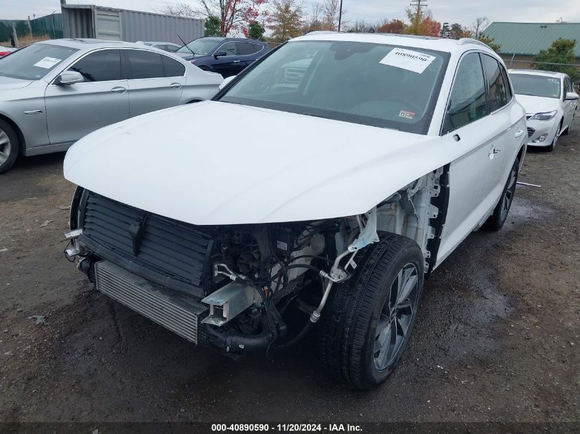 2022 Audi Q5 Premium 45 Tfsi S Line Quattro S Tronic VIN: WA1GAAFY3N2049553 Lot: 40890590