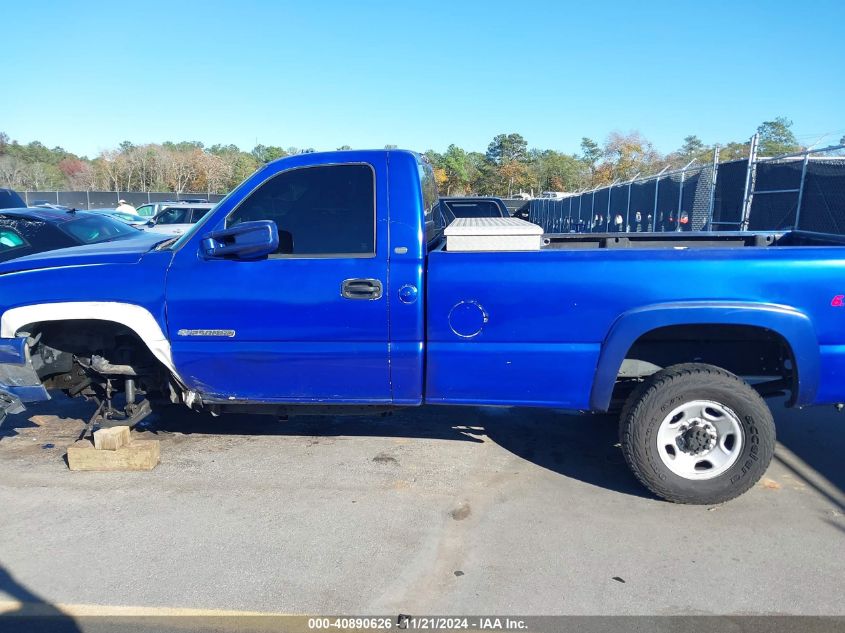 2003 Chevrolet Silverado 2500Hd Work Truck VIN: 1GCHC24UX3E328827 Lot: 40890626