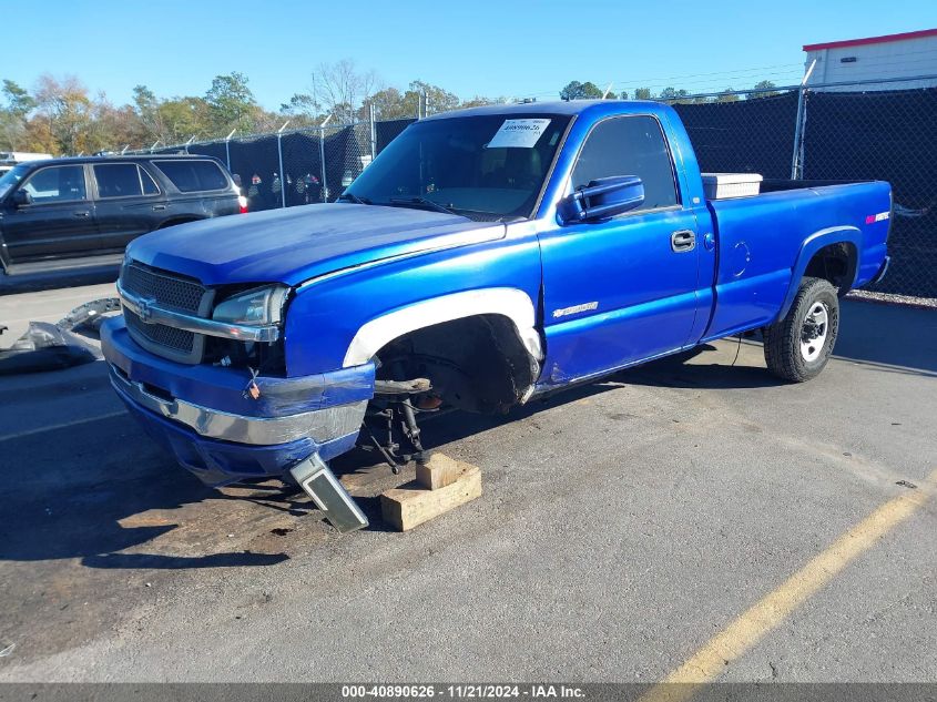 2003 Chevrolet Silverado 2500Hd Work Truck VIN: 1GCHC24UX3E328827 Lot: 40890626