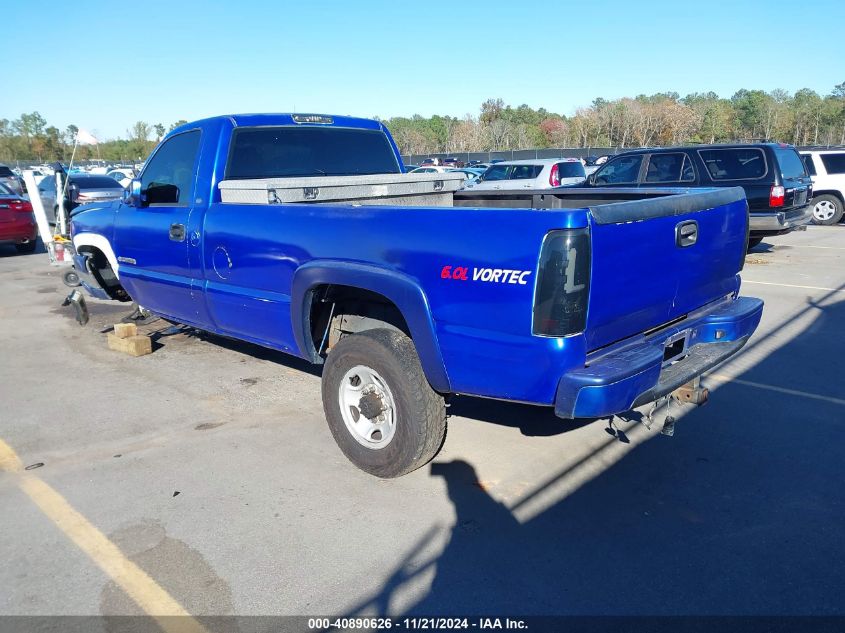 2003 Chevrolet Silverado 2500Hd Work Truck VIN: 1GCHC24UX3E328827 Lot: 40890626