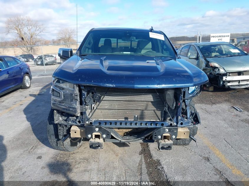 2022 Chevrolet Silverado 1500 Ltd 4Wd Short Bed Ltz VIN: 1GCUYGED5NZ195496 Lot: 40890629