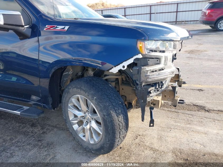 2022 Chevrolet Silverado 1500 Ltd 4Wd Short Bed Ltz VIN: 1GCUYGED5NZ195496 Lot: 40890629