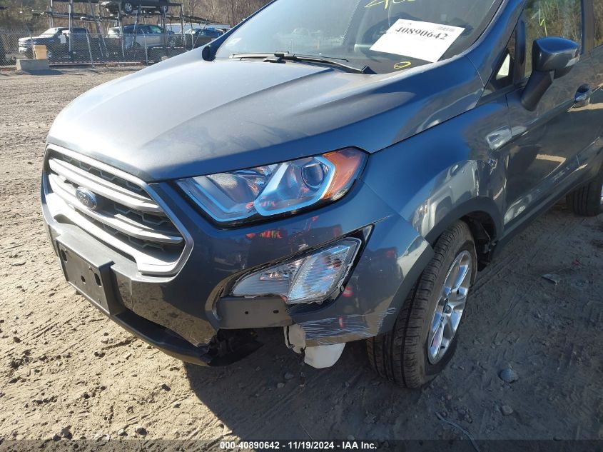 2020 Ford Ecosport Se VIN: MAJ6S3GL1LC391643 Lot: 40890642