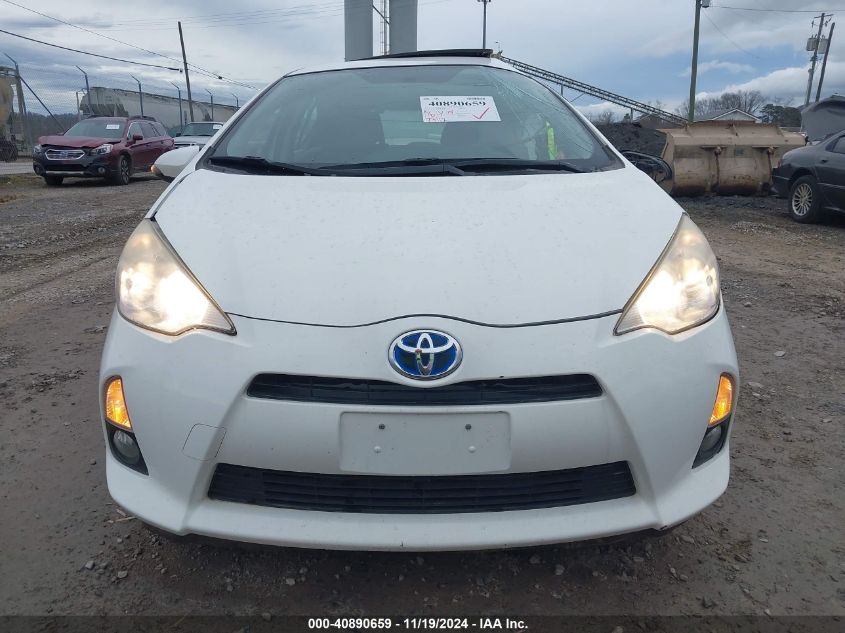 2012 Toyota Prius C Four VIN: JTDKDTB35C1010284 Lot: 40890659