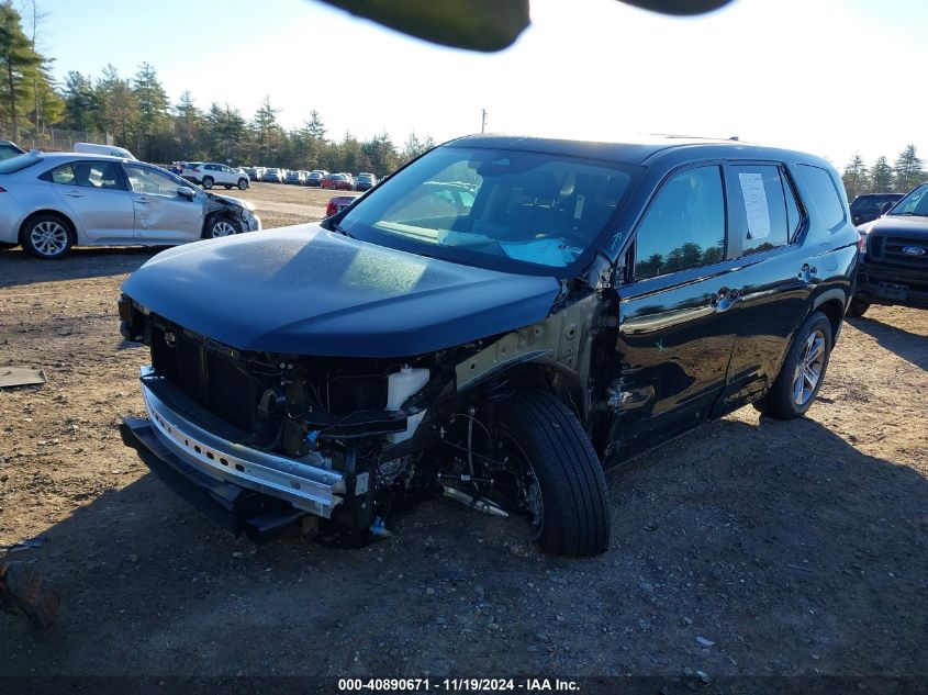 VIN 5FNYG1H40SB043446 2025 Honda Pilot, Ex-L no.6