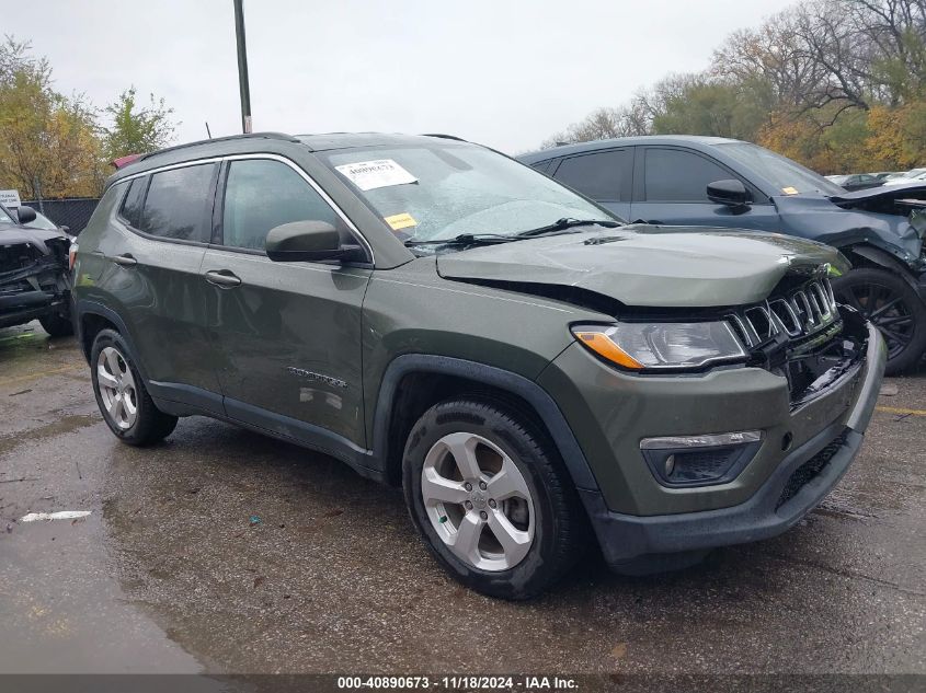 2018 Jeep Compass Latitude Fwd VIN: 3C4NJCBB9JT233611 Lot: 40890673