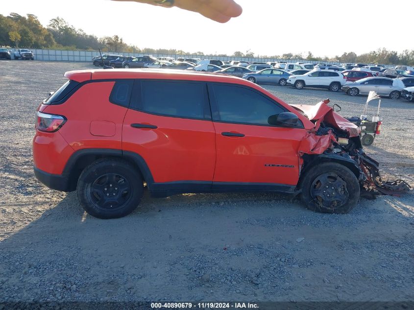 2019 Jeep Compass Sport Fwd VIN: 3C4NJCAB4KT844374 Lot: 40890679