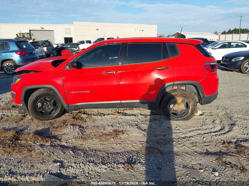 2019 Jeep Compass Sport Fwd VIN: 3C4NJCAB4KT844374 Lot: 40890679