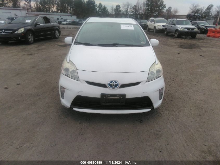 2012 Toyota Prius Three VIN: JTDKN3DU6C1528035 Lot: 40890699