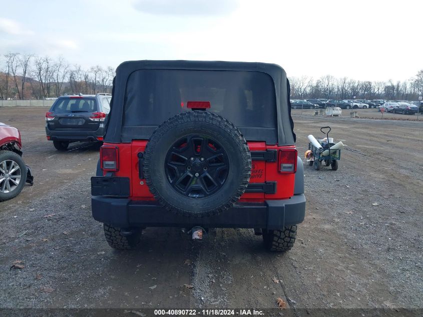 2015 Jeep Wrangler Willys Wheeler VIN: 1C4AJWAG8FL763584 Lot: 40890722