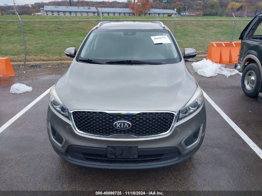 2016 Kia Sorento 2.4L Lx VIN: 5XYPG4A3XGG036289 Lot: 40890725