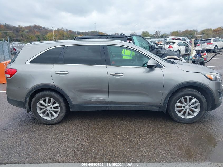 2016 Kia Sorento 2.4L Lx VIN: 5XYPG4A3XGG036289 Lot: 40890725