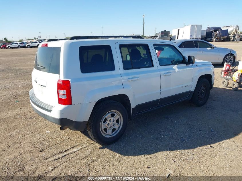 VIN 1C4NJPBA9HD116299 2017 JEEP PATRIOT no.4