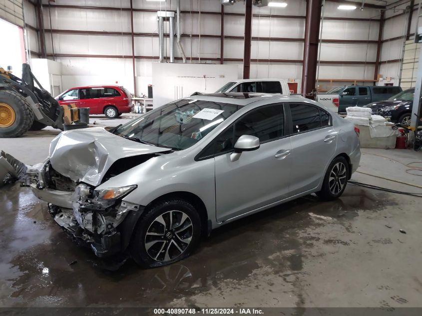 VIN 19XFB2F82DE251340 2013 Honda Civic, EX no.2