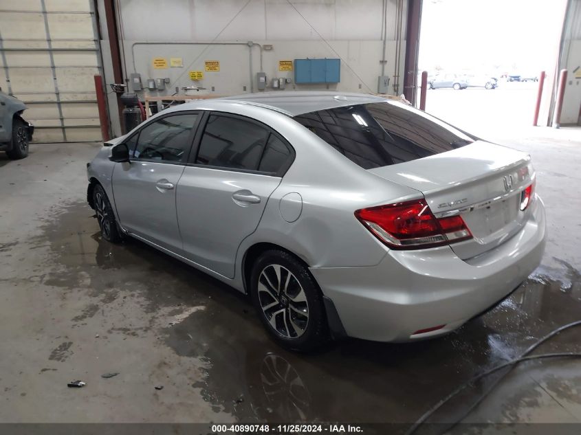 VIN 19XFB2F82DE251340 2013 Honda Civic, EX no.3