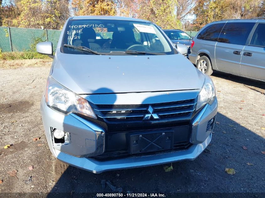 2021 Mitsubishi Mirage Carbonite Edition/Es/Le VIN: ML32AUHJ6MH012349 Lot: 40890750