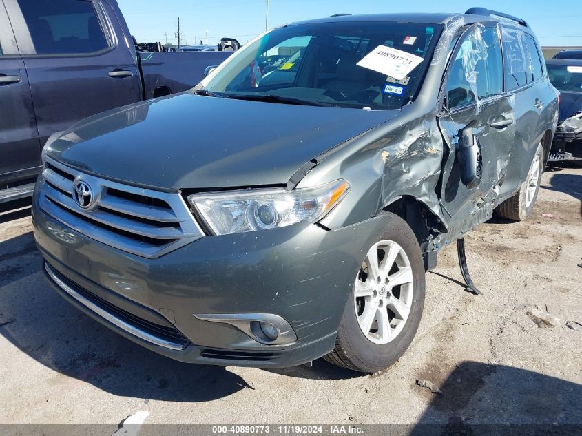 2012 Toyota Highlander Se V6 VIN: 5TDZK3EH2CS050630 Lot: 40890773