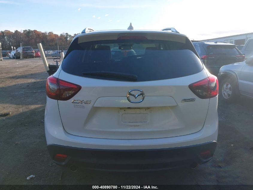 2016 Mazda Cx-5 Grand Touring VIN: JM3KE2DY4G0609390 Lot: 40890780