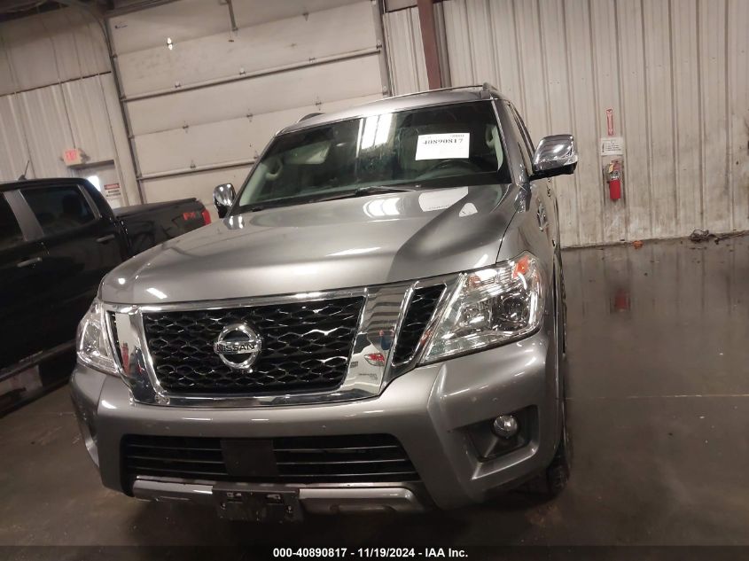 2019 Nissan Armada Platinum VIN: JN8AY2NE8K9757986 Lot: 40890817