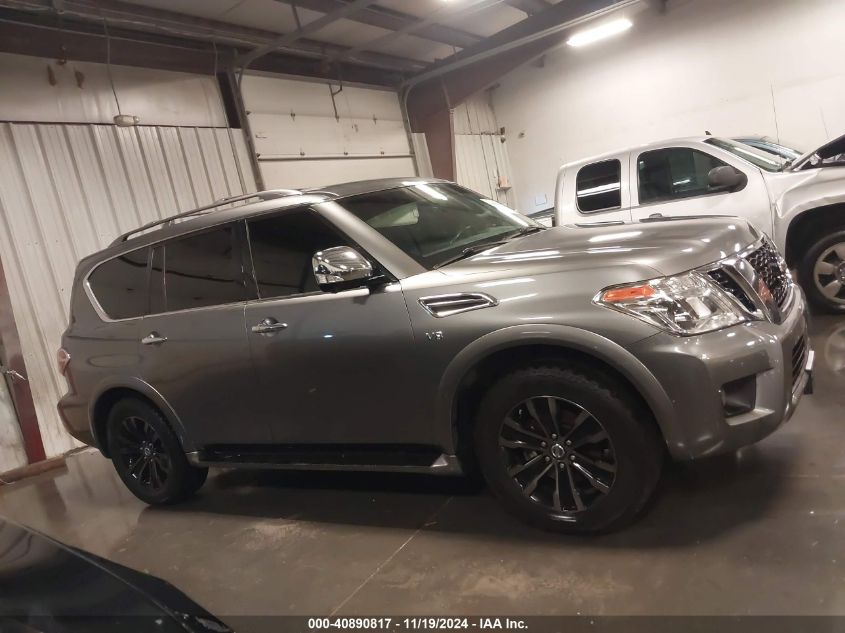 2019 Nissan Armada Platinum VIN: JN8AY2NE8K9757986 Lot: 40890817