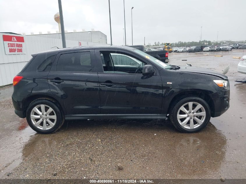 2014 Mitsubishi Outlander Sport Es VIN: 4A4AP3AU2EE017078 Lot: 40890861