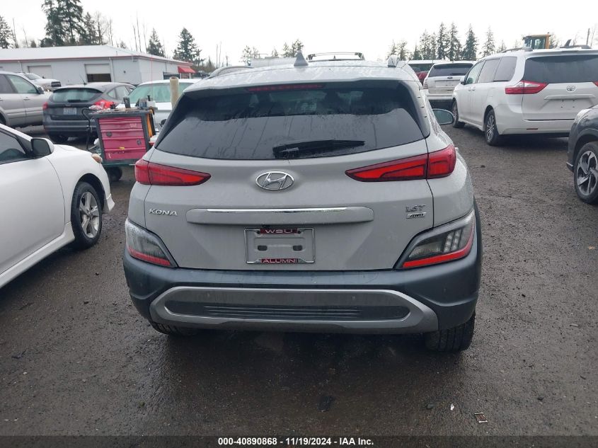 2022 Hyundai Kona Limited VIN: KM8K5CA35NU783140 Lot: 40890868