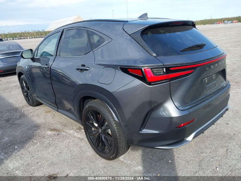 VIN JTJKKCFZXR2023276 2024 Lexus NX, Nx 450H+ F Sport no.3