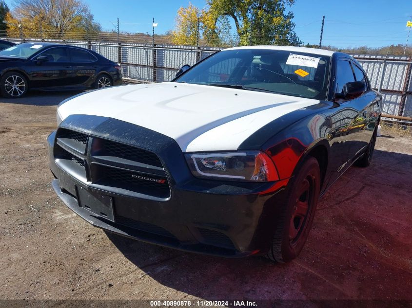 VIN 2C3CDXAT4DH669509 2013 DODGE CHARGER no.2