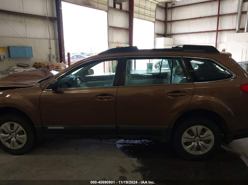 2011 Subaru Outback 2.5I VIN: 4S4BRBAC0B1443258 Lot: 40890901