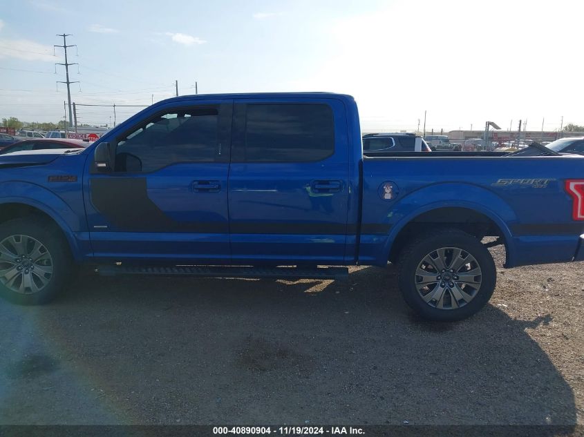 2017 Ford F-150 Xlt VIN: 1FTEW1EP8HFA23941 Lot: 40890904