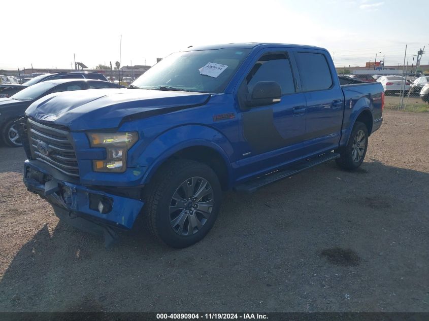 VIN 1FTEW1EP8HFA23941 2017 Ford F-150, Xlt no.2