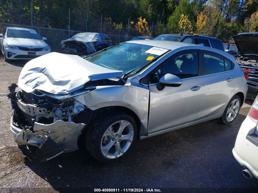 2019 Chevrolet Cruze Premier VIN: 3G1BF6SM5KS582918 Lot: 40890911