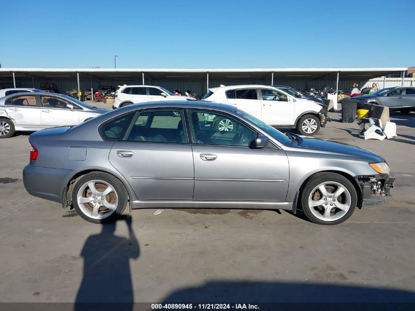 2009 Subaru Legacy 2.5I VIN: 4S3BL616597229512 Lot: 40890945