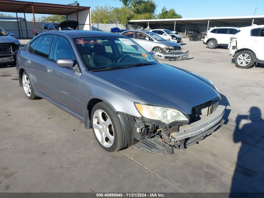 2009 Subaru Legacy 2.5I VIN: 4S3BL616597229512 Lot: 40890945