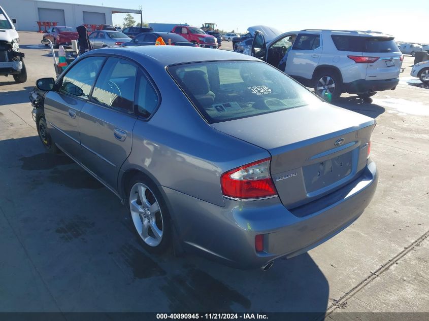 2009 Subaru Legacy 2.5I VIN: 4S3BL616597229512 Lot: 40890945