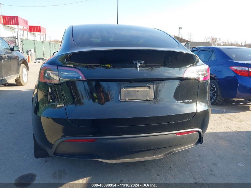 2023 Tesla Model Y Awd/Long Range Dual Motor All-Wheel Drive VIN: 7SAYGDEE8PA177580 Lot: 40890954