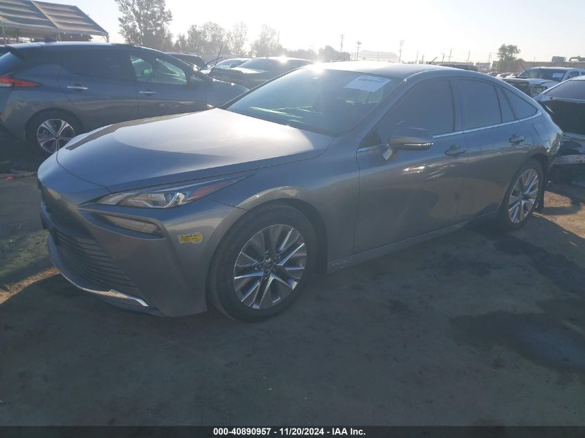 VIN JTDAAAAAXNA005593 2022 Toyota Mirai, Xle no.2