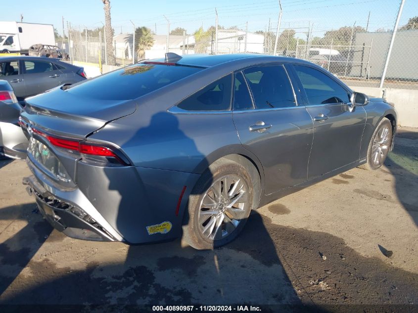 VIN JTDAAAAAXNA005593 2022 Toyota Mirai, Xle no.4