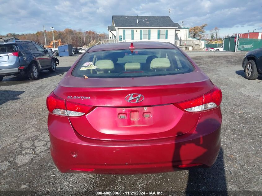 2013 Hyundai Elantra Gls VIN: 5NPDH4AE8DH249604 Lot: 40890965