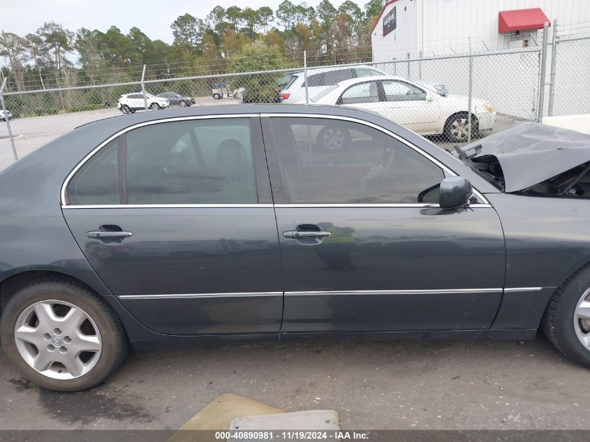 2004 Lexus Ls 430 VIN: JTHBN36F640172514 Lot: 40890981