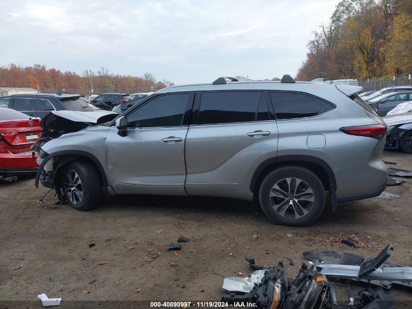 2022 Toyota Highlander Hybrid Xle VIN: 5TDGBRCH9NS546735 Lot: 40890997