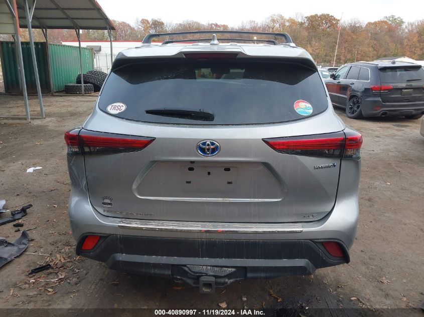 2022 Toyota Highlander Hybrid Xle VIN: 5TDGBRCH9NS546735 Lot: 40890997