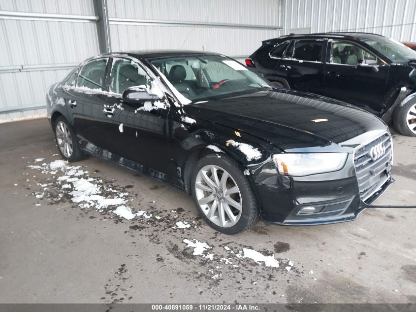 2013 Audi A4 2.0T Premium VIN: WAUFFAFL8DN007798 Lot: 40891059