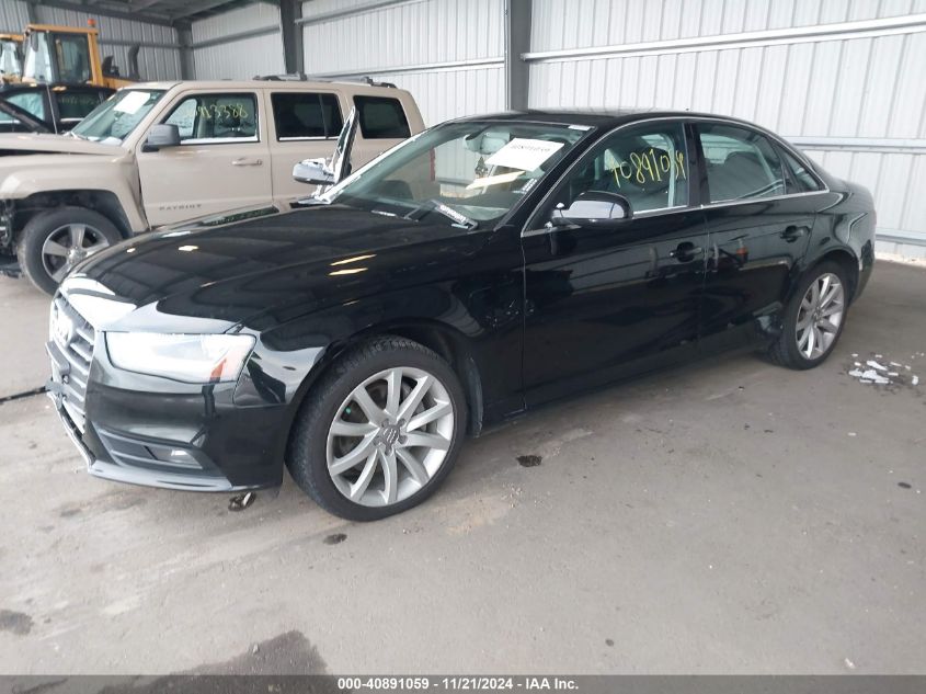 2013 Audi A4 2.0T Premium VIN: WAUFFAFL8DN007798 Lot: 40891059