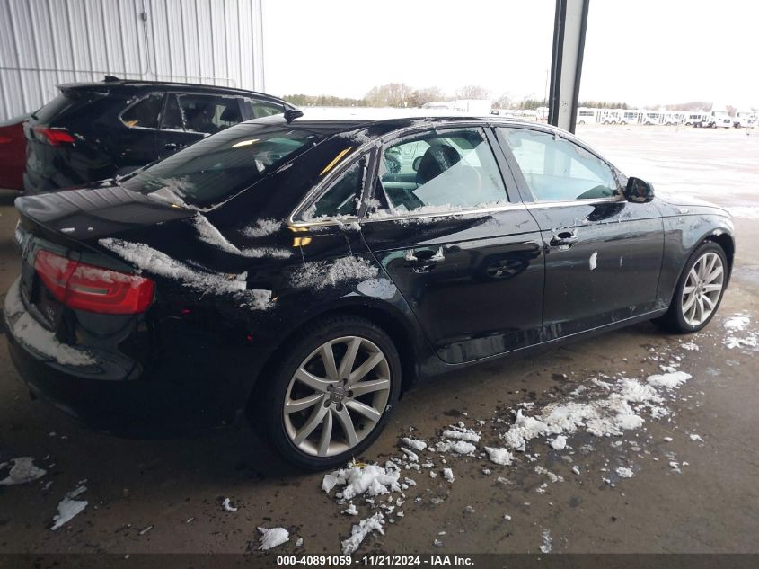 2013 Audi A4 2.0T Premium VIN: WAUFFAFL8DN007798 Lot: 40891059